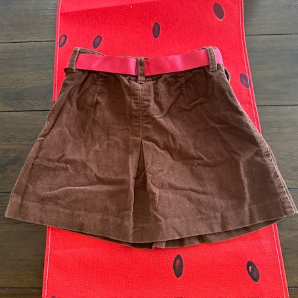Janie and Jack Girl's Brown Corduroy Skirt:  5T